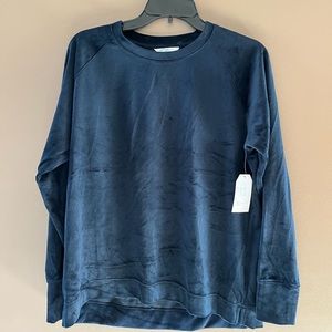 NWT-velour light weight sweatshirt